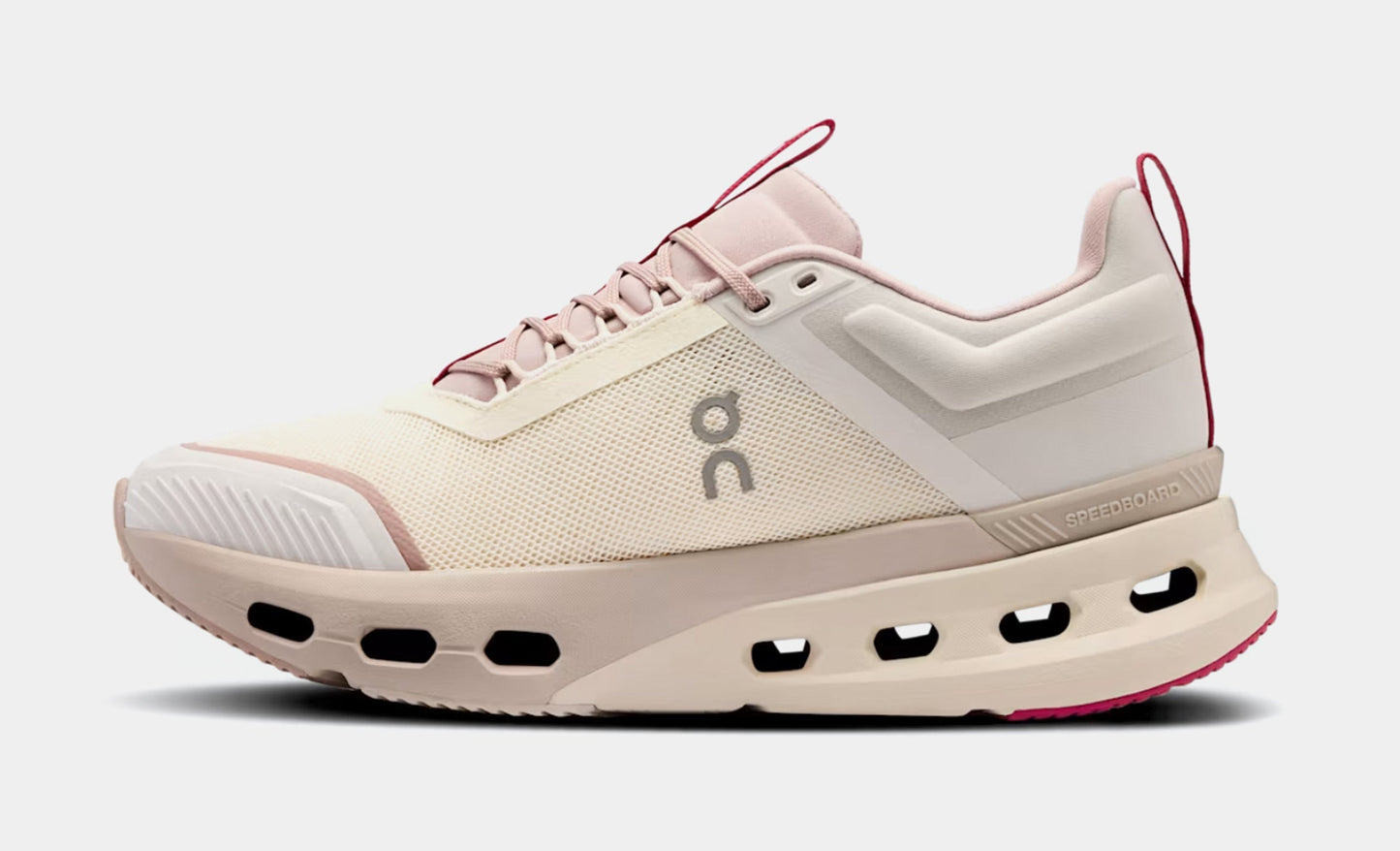 Cloudnova X Womens Running Shoes (Ice/Fade) — view 3 of 4