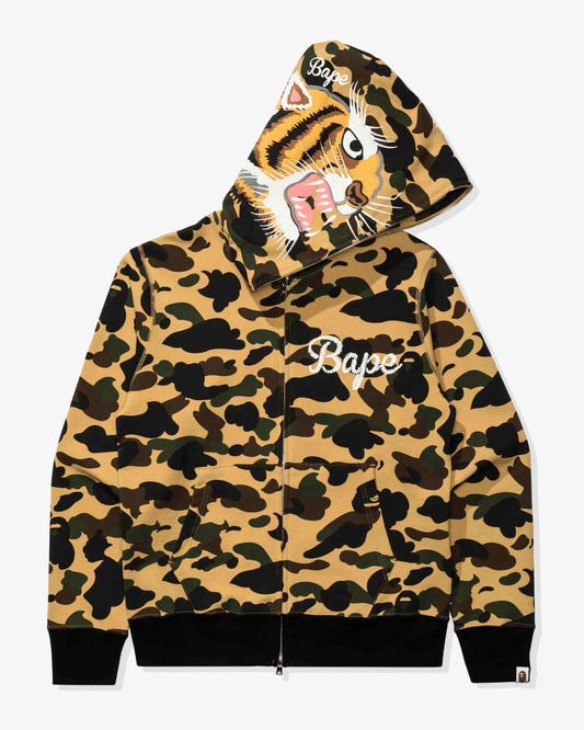 BAPE 1st Camo Tiger Full Zip Hoodie - Yellow Camo — view 2 of 4