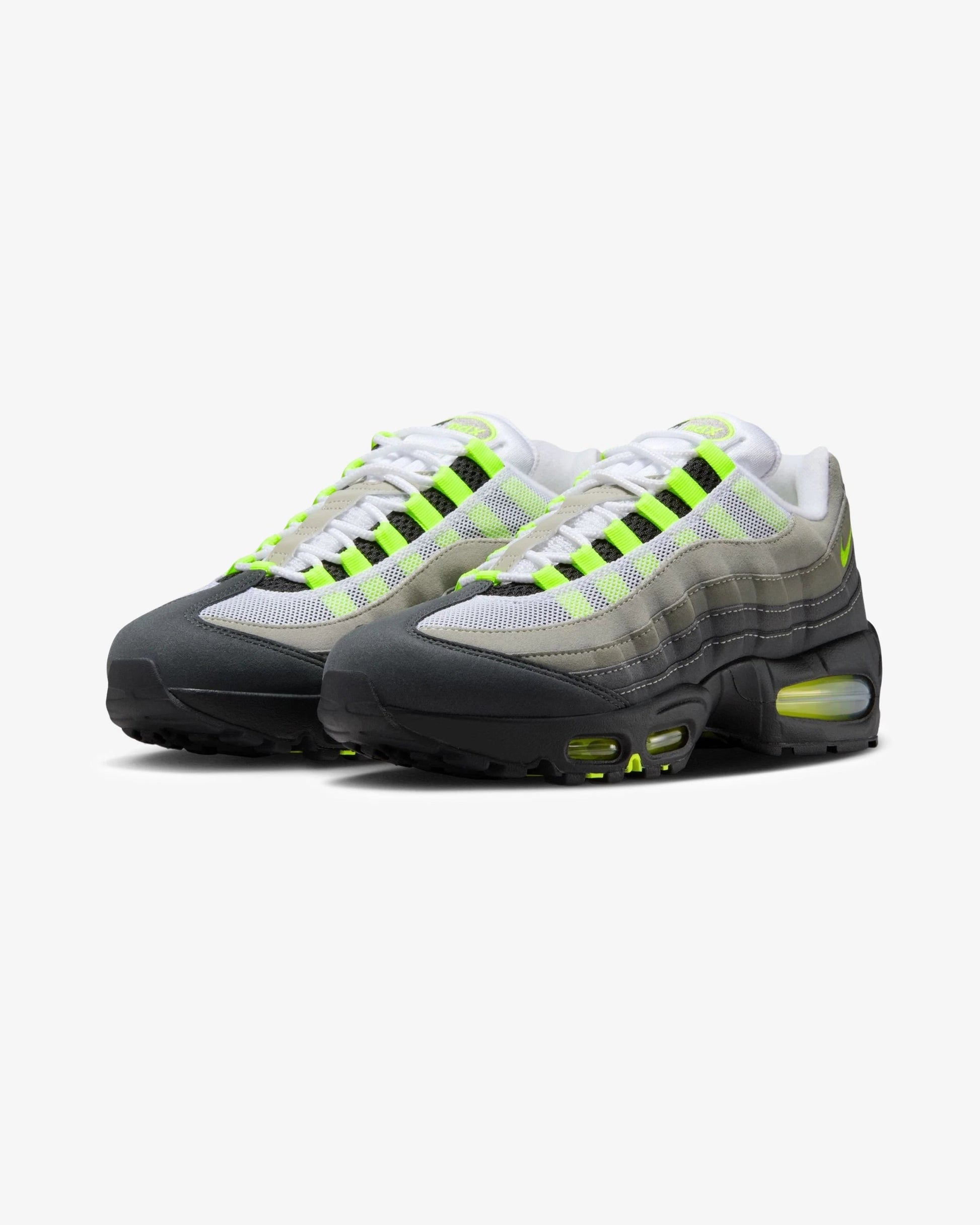 Nike WMNS Air Max 95 "Big Bubble" - Black/ Neon Yellow — view 1 of 6