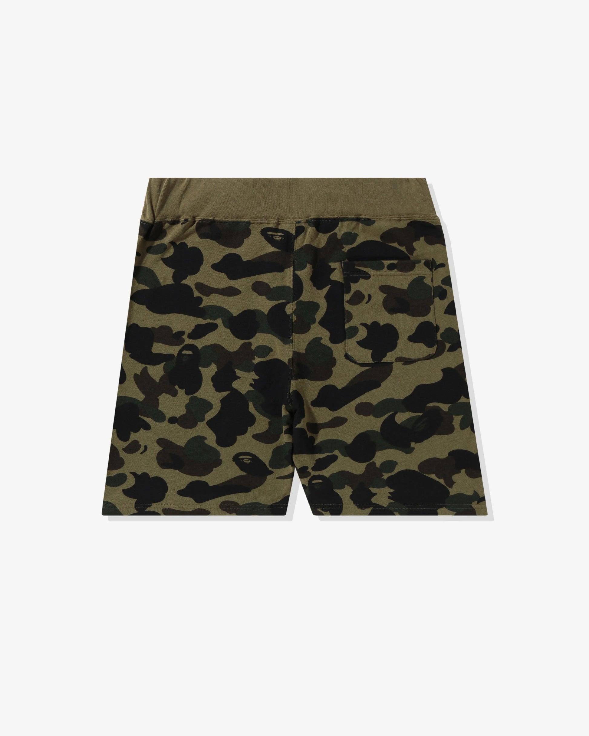 BAPE 1st Camo Sweat Shorts - Green Camo — view 2 of 4