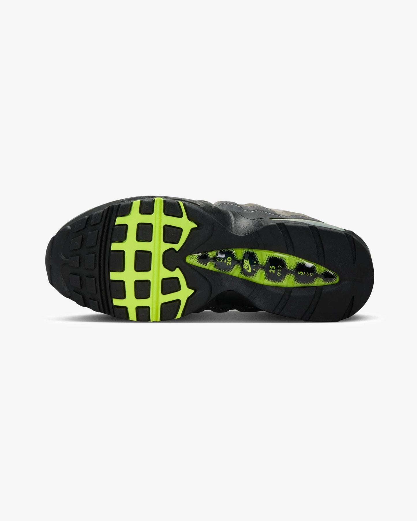Nike WMNS Air Max 95 "Big Bubble" - Black/ Neon Yellow — view 5 of 6