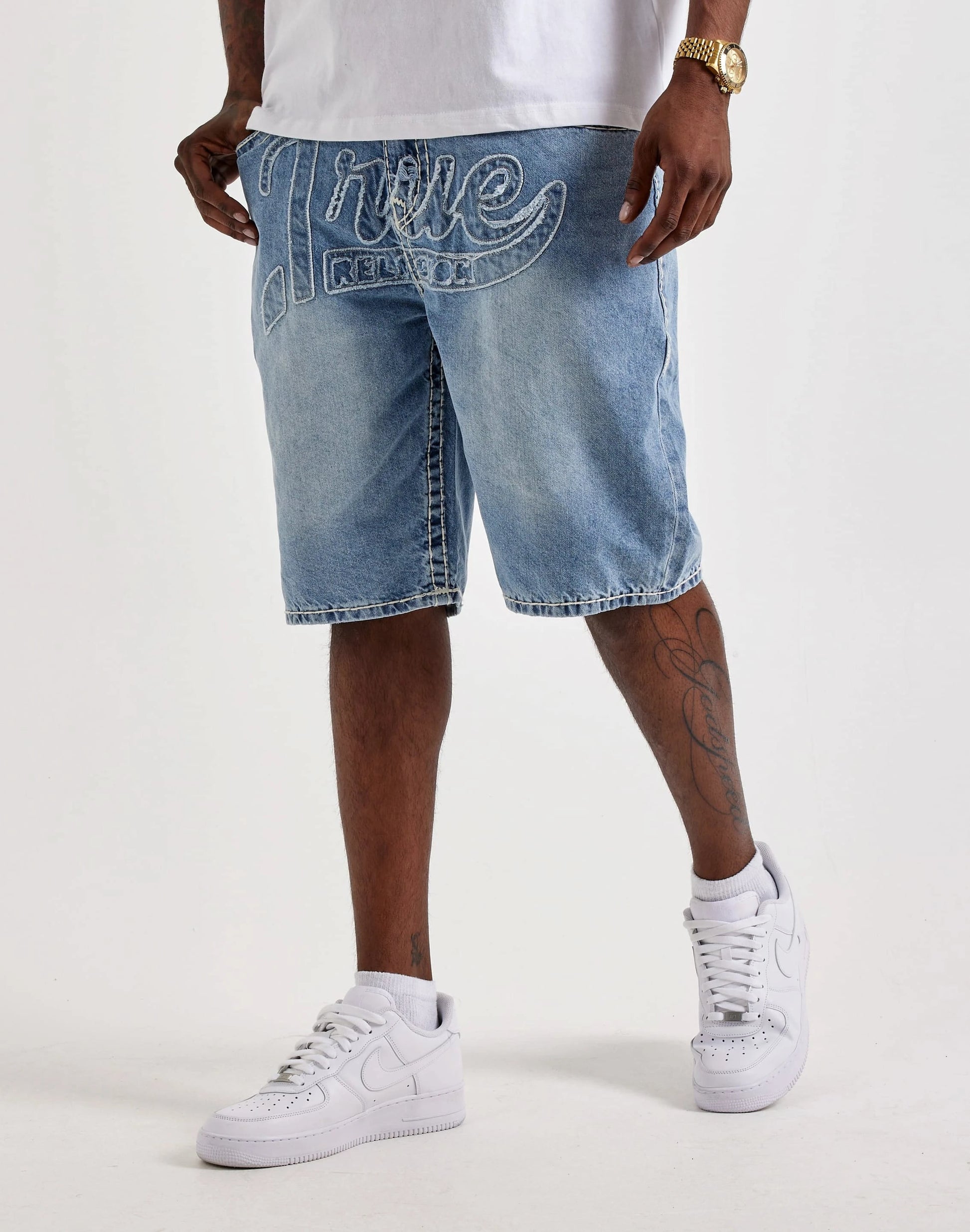 True Religion Bobby Super T Denim Shorts — view 2 of 4