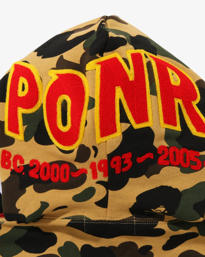 BAPE 1st Camo Shark Full Zip Hoodie - Yellow Camo — view 3 of 4
