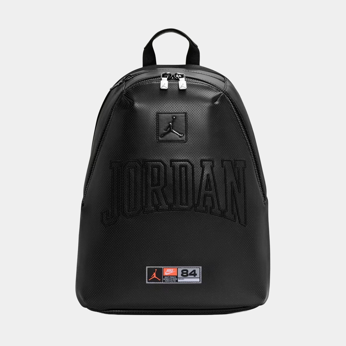 JDN Perforated Mens Backpack (Black) — view 1 of 4