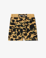 BAPE 1st Camo Sweat Shorts - Yellow Camo