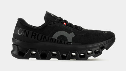 Cloudmonster Womens Running Shoes (Black/Black) — view 2 of 6