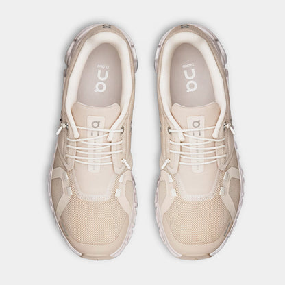 Cloud 6 Womens Running Shoes (Pearl/White/White) — view 2 of 3