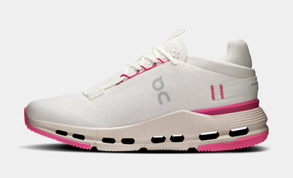 Cloudnova 2 Womens Running Shoes (Beige/Pink) — view 3 of 4