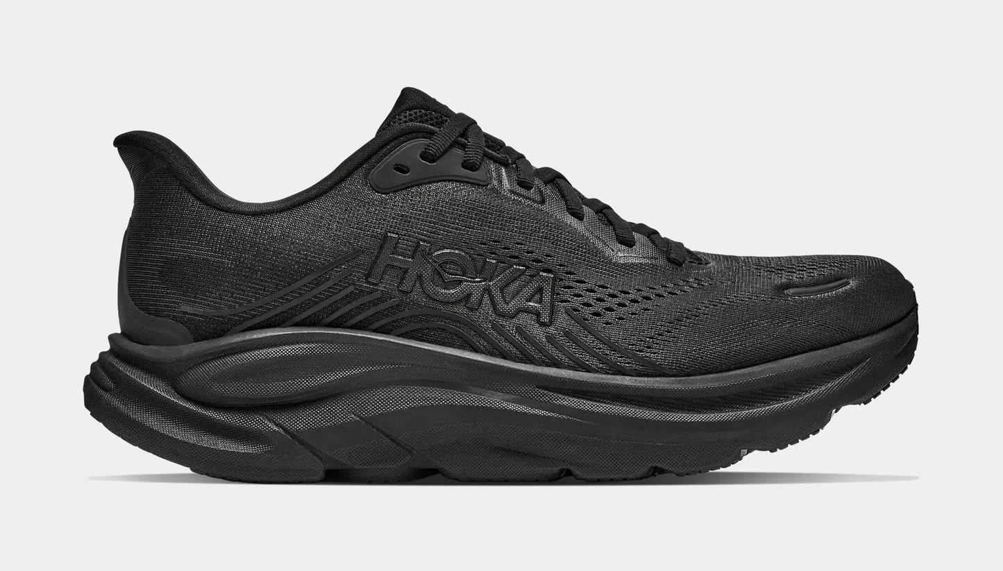 Clifton 11 Mens Running Shoes (Black) — view 2 of 4