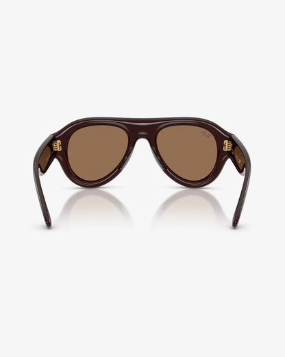 Ray-Ban x A$AP Rocky Aviator Puffer - Transparent Brown — view 5 of 6