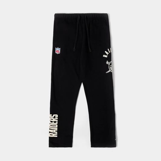 Las Vegas Raiders Original Fleece Mens Sweatpants (Black/White) — view 1 of 4