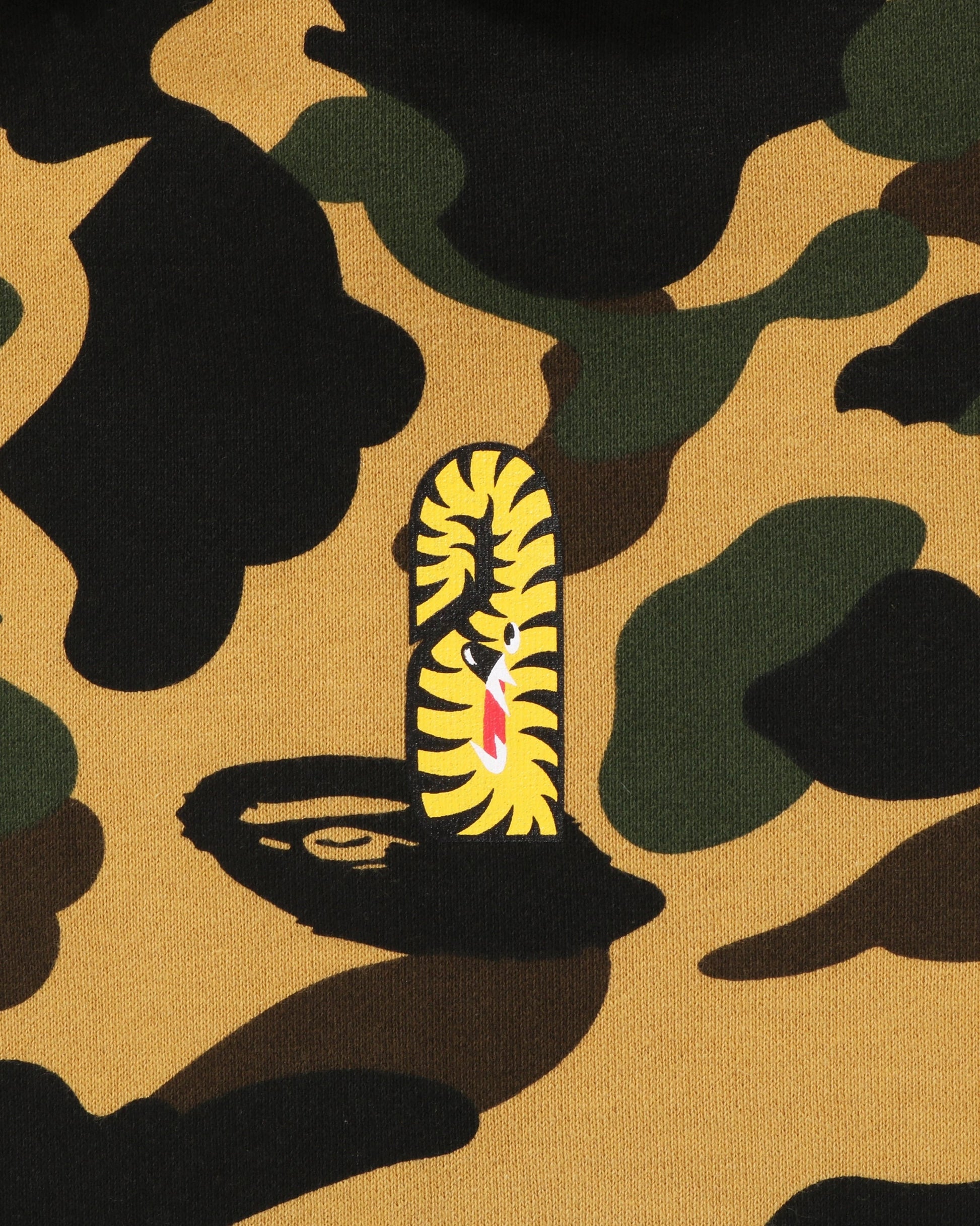 BAPE 1st Camo Shark Full Zip Hoodie - Yellow Camo — view 4 of 4