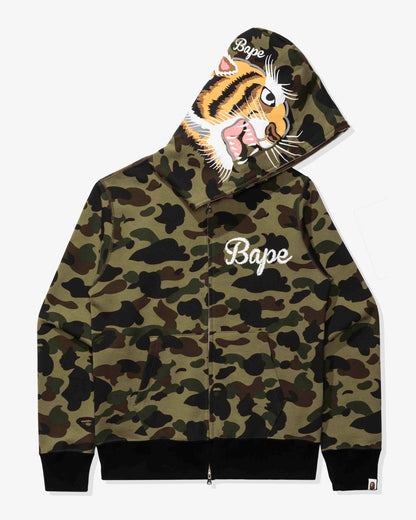 BAPE 1st Camo Tiger Full Zip Hoodie - Green Camo — view 3 of 4