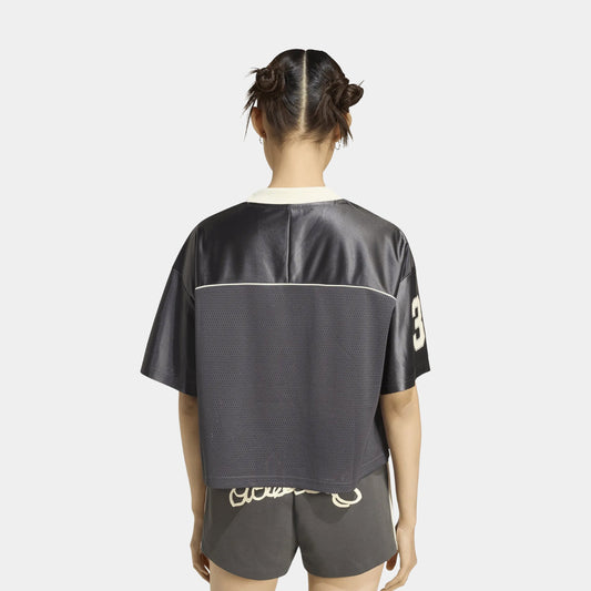 adidas Originals Cropped Soccer Womens Jersey (Utility Black)