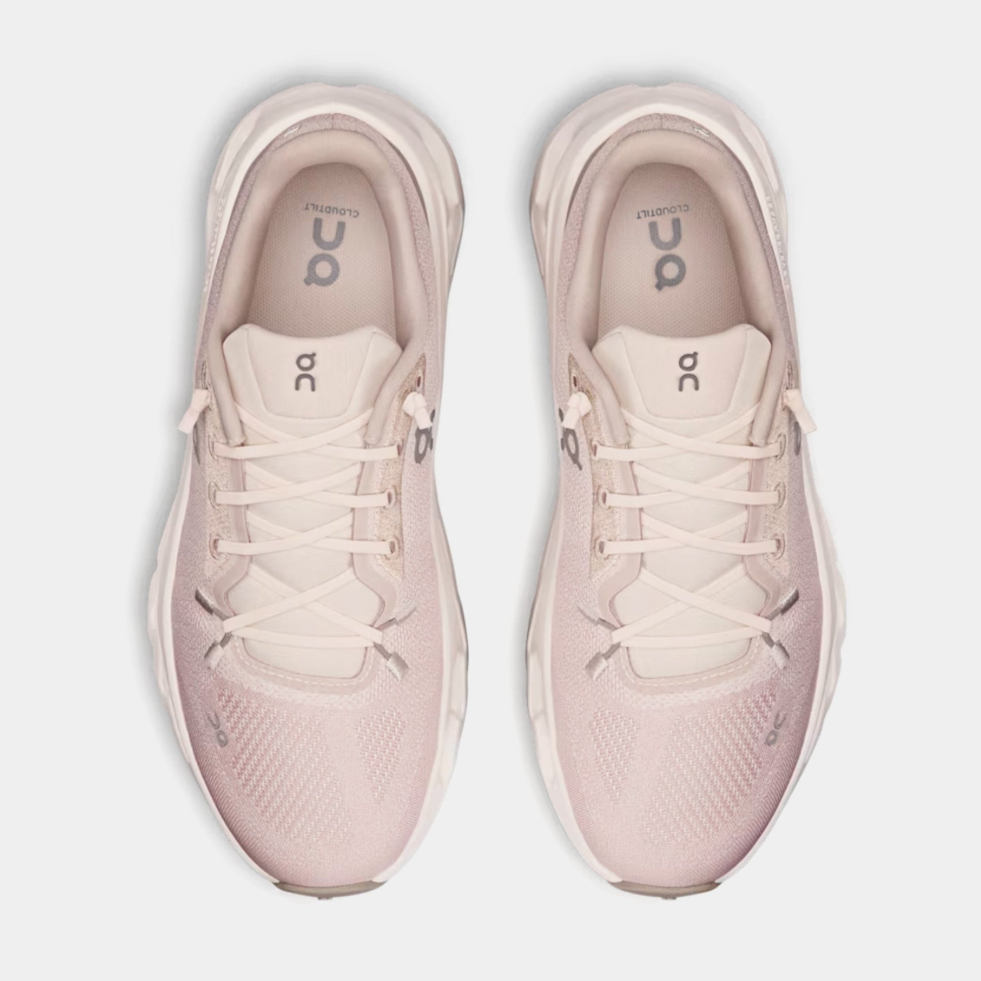 Cloudtilt Womens Running Shoes (Pearl/Fade) — view 2 of 4