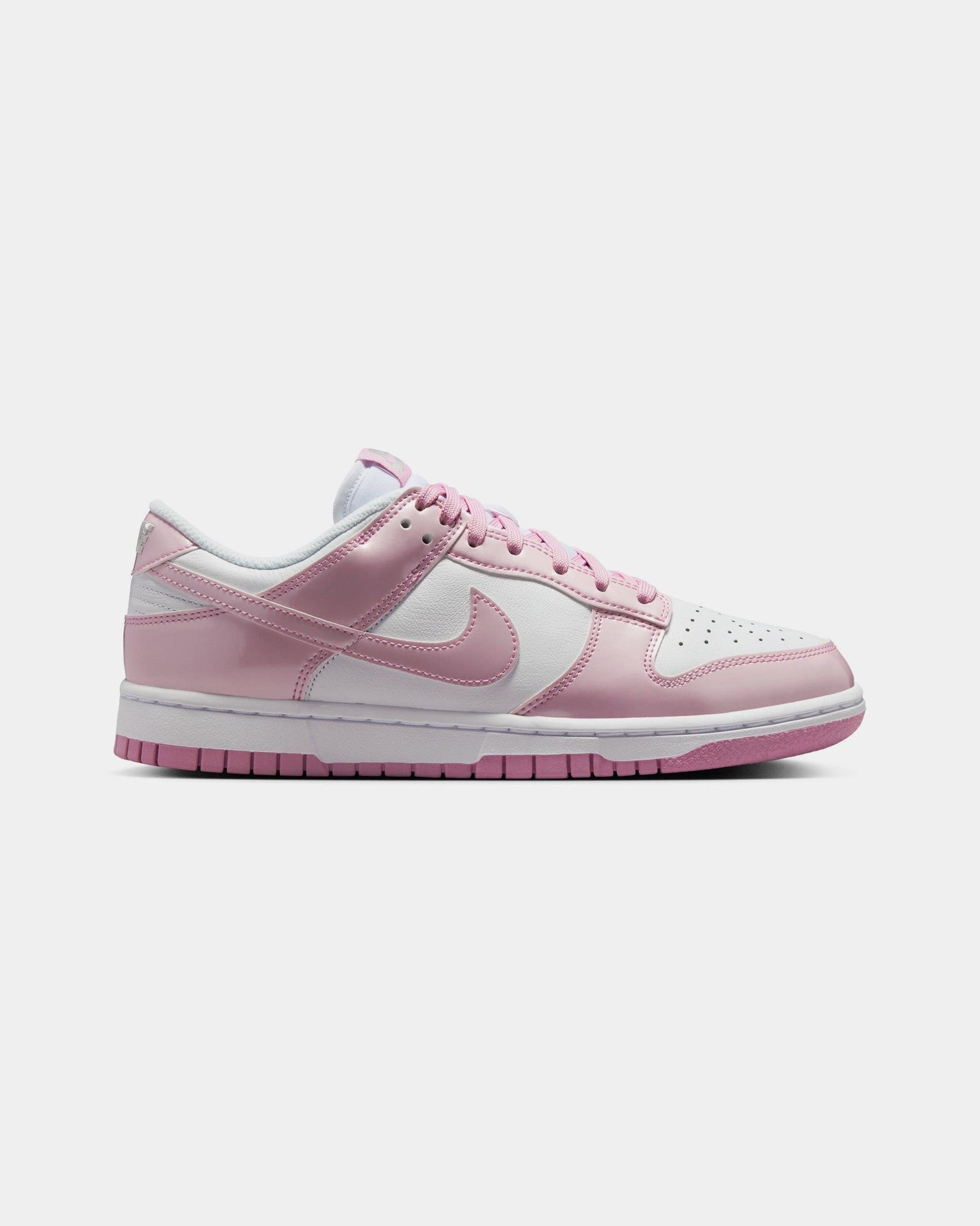 Nike WMNS Dunk Low SE - White / Metallic Silver / Pink Rise — view 1 of 5