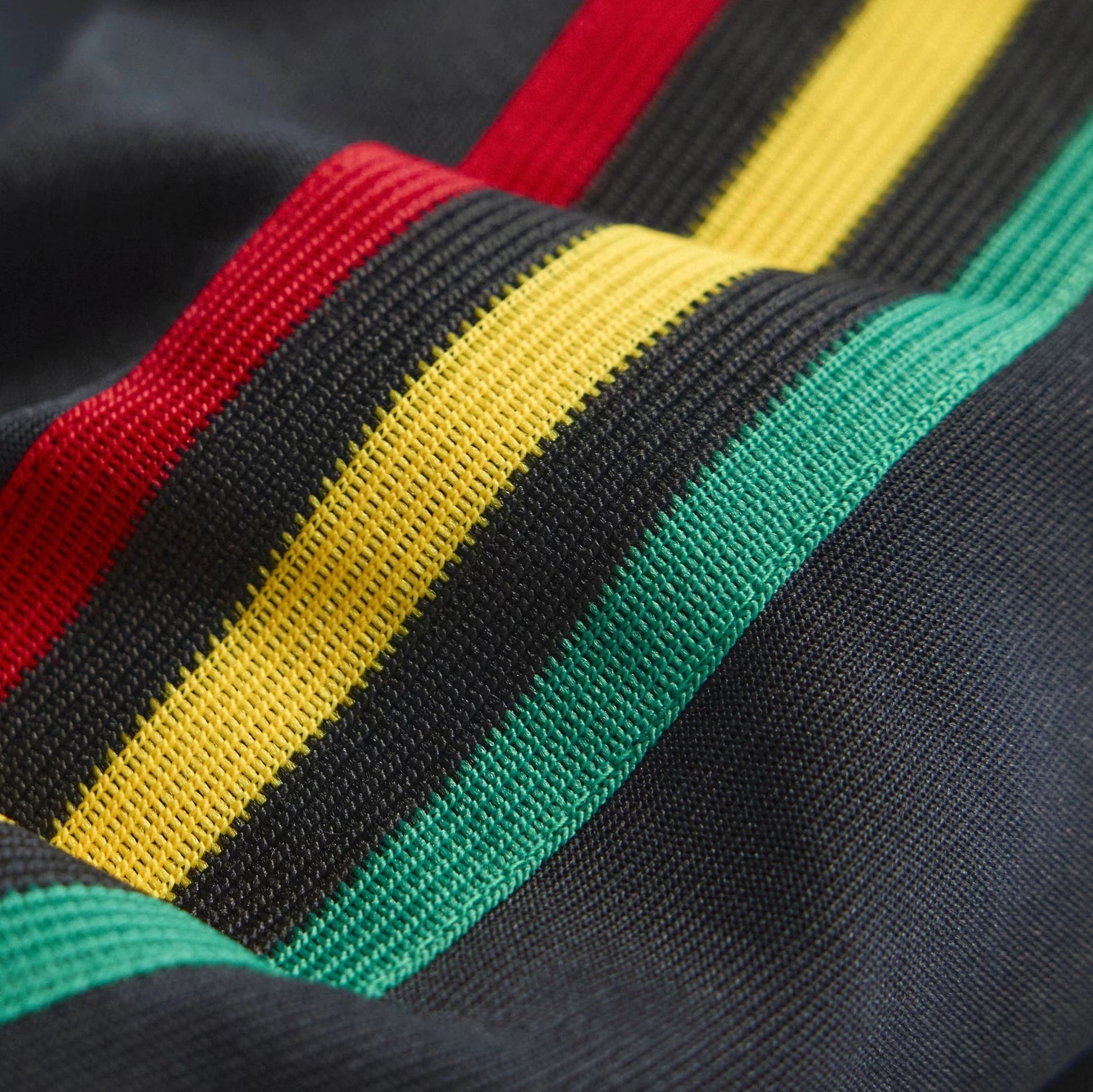 Jamaica x Bob Marley Originals Track Mens Jacket (Black) — view 4 of 4