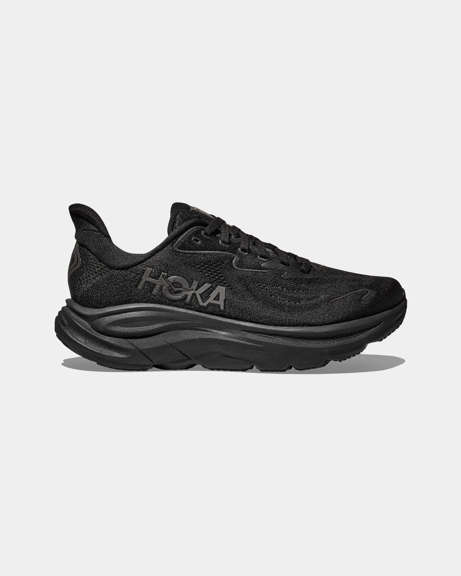 Clifton 10 Womens Running Shoes (Black/Black) — view 1 of 3