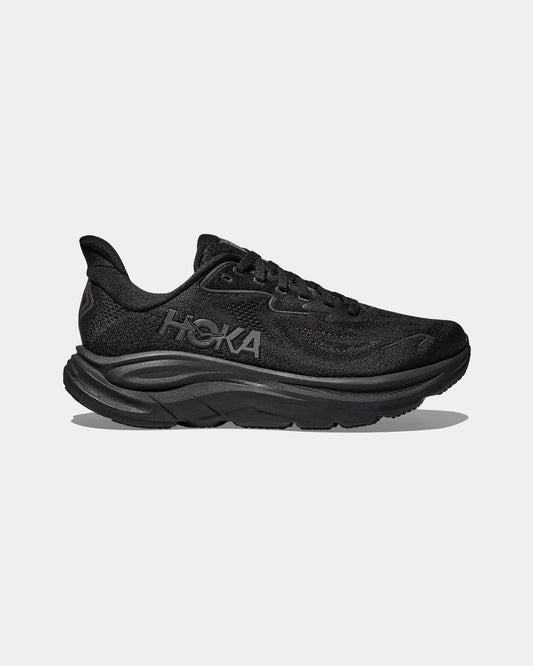 Clifton 10 Womens Running Shoes (Black/Black) — view 1 of 3