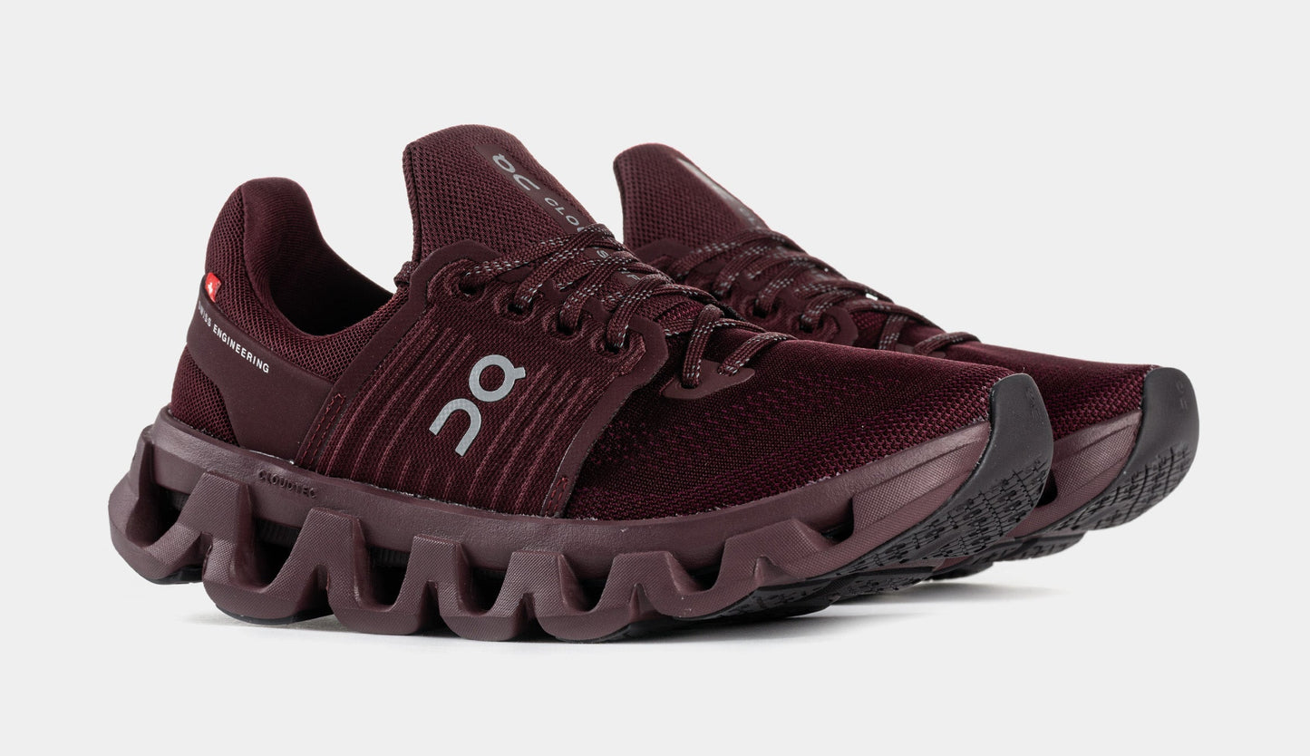 Cloudswift 4 All Day Womens Running Shoes (Maroon/Maroon) — view 4 of 6