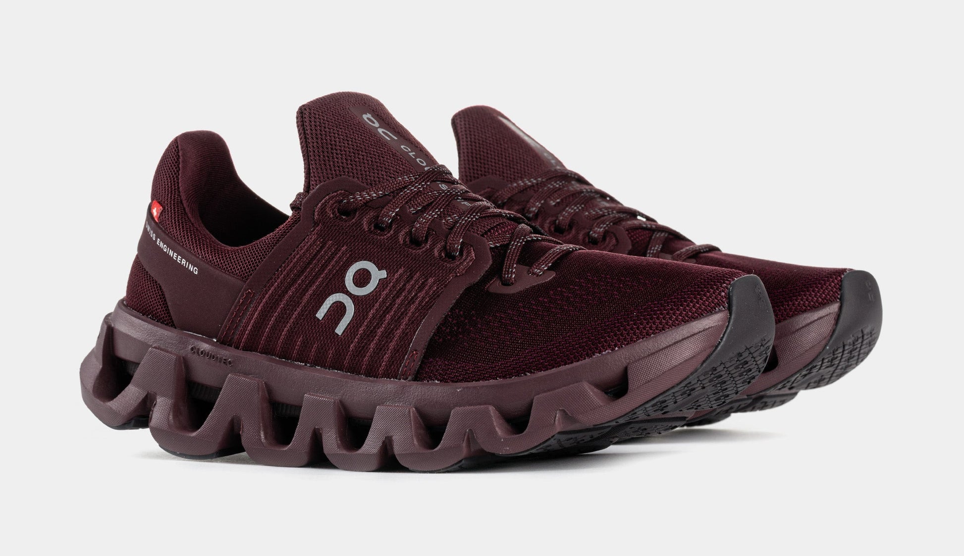 Cloudswift 4 All Day Womens Running Shoes (Maroon/Maroon) — view 4 of 6