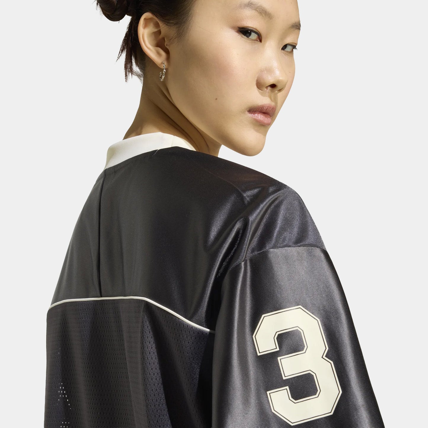 adidas Originals Cropped Soccer Womens Jersey (Utility Black)