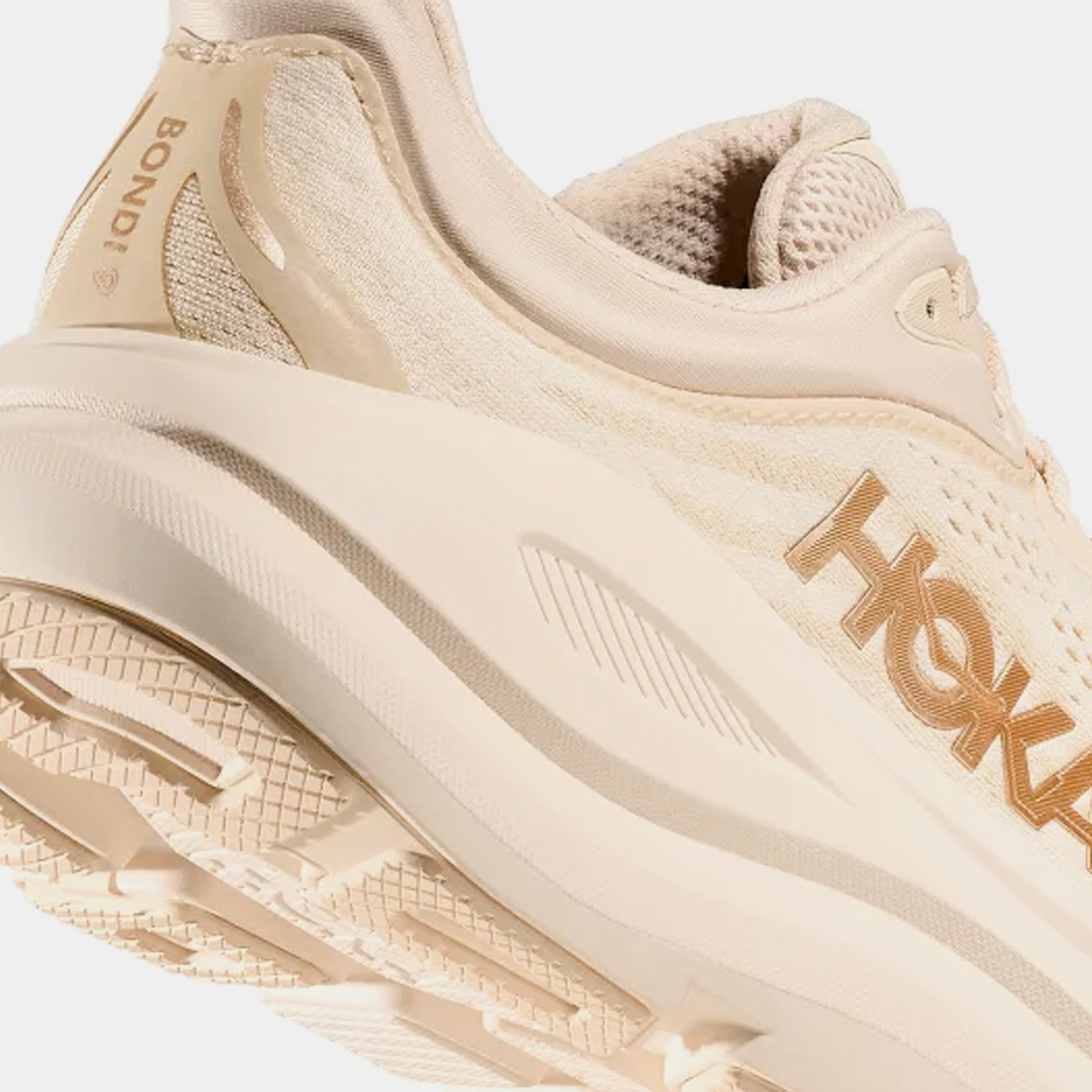 Bondi 9 Womens Running Shoes (Vanilla/Birch) — view 3 of 3