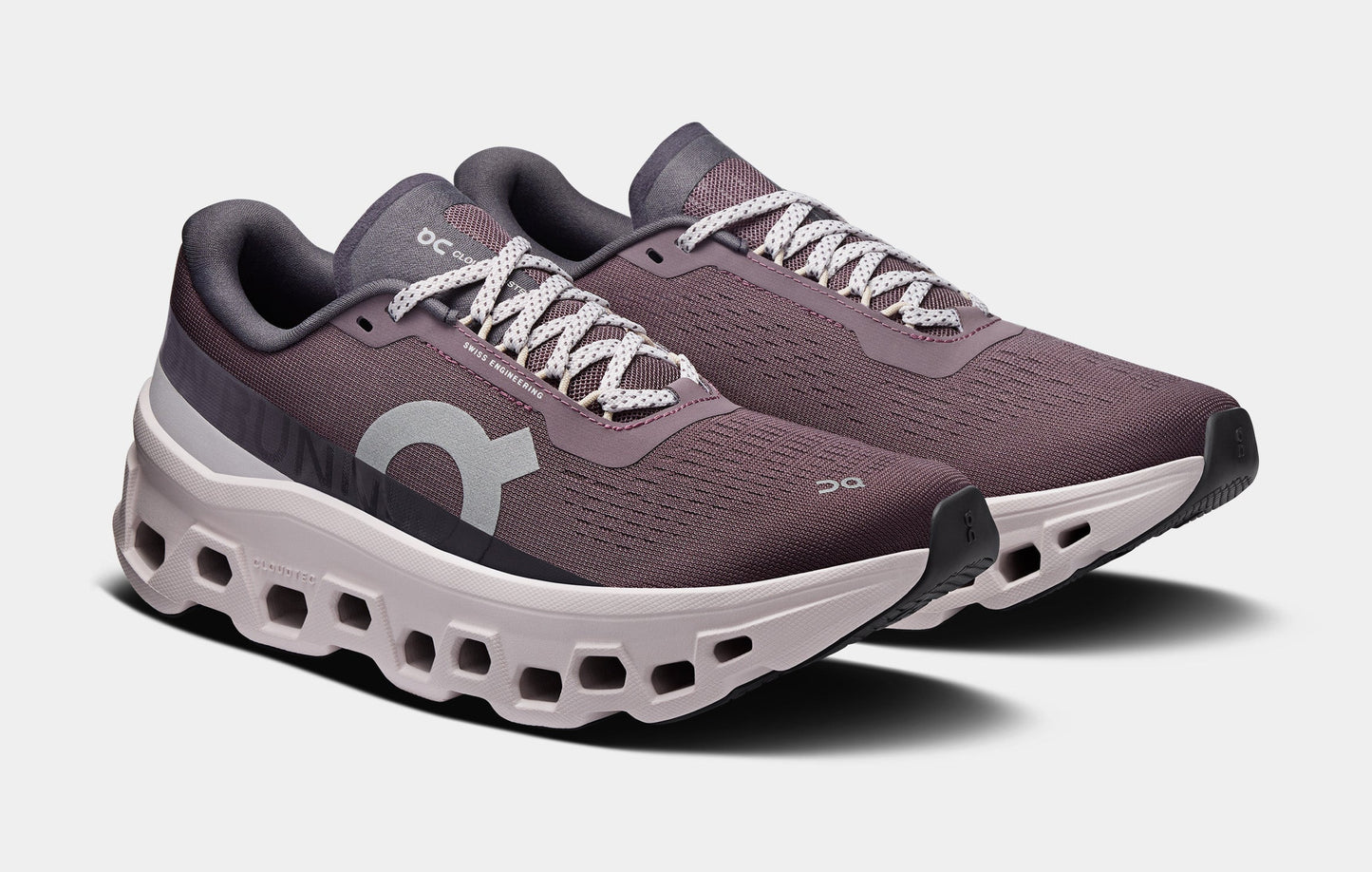 Cloudmonster 1 Womens Running Shoes (Gobi/Lily) — view 4 of 4