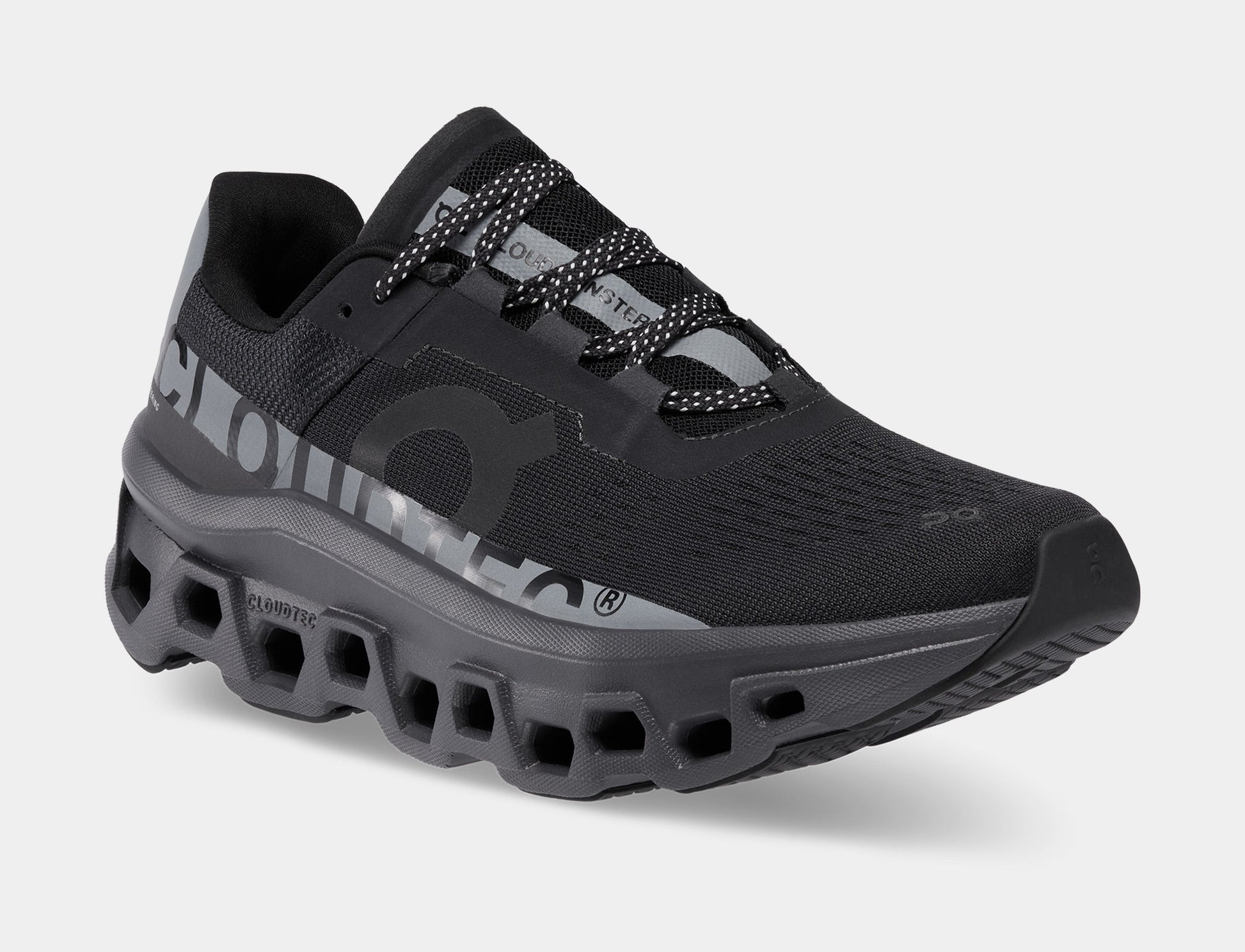 Cloudmonster Lumos Womens Running Shoes (Black) — view 4 of 4