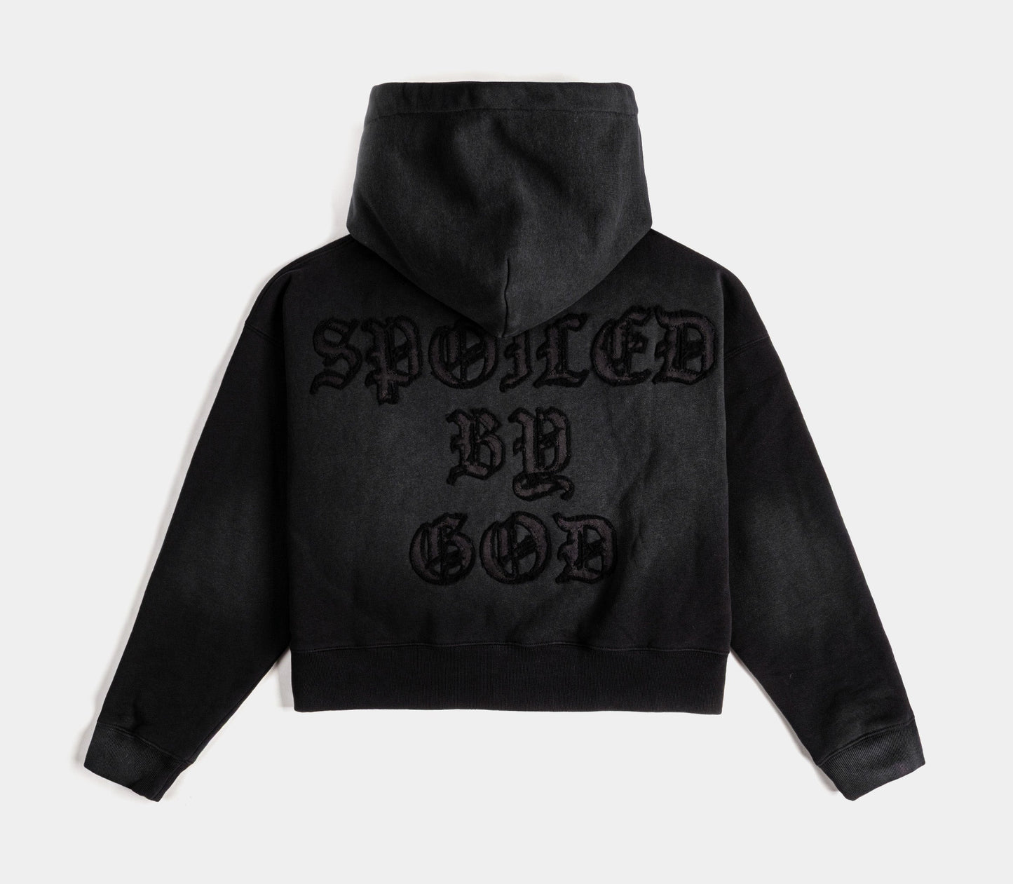 Original Sin Spoiled Lips Full Zip Womens Hoodie (Black/Pink)