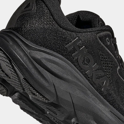 Clifton 10 Womens Running Shoes (Black/Black) — view 3 of 3
