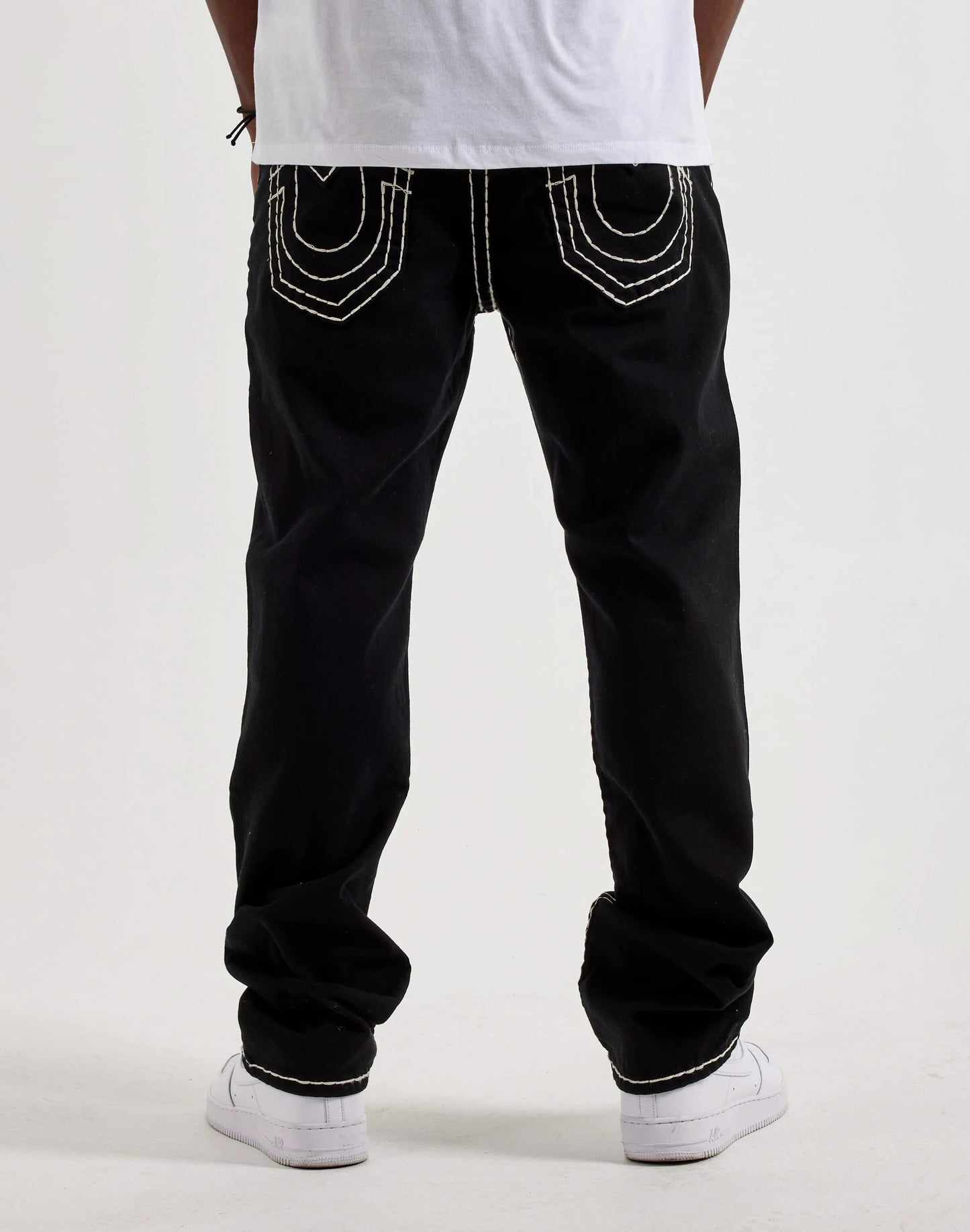 True Religion Ricky Super T Flap Straight Denim Jeans — view 3 of 5