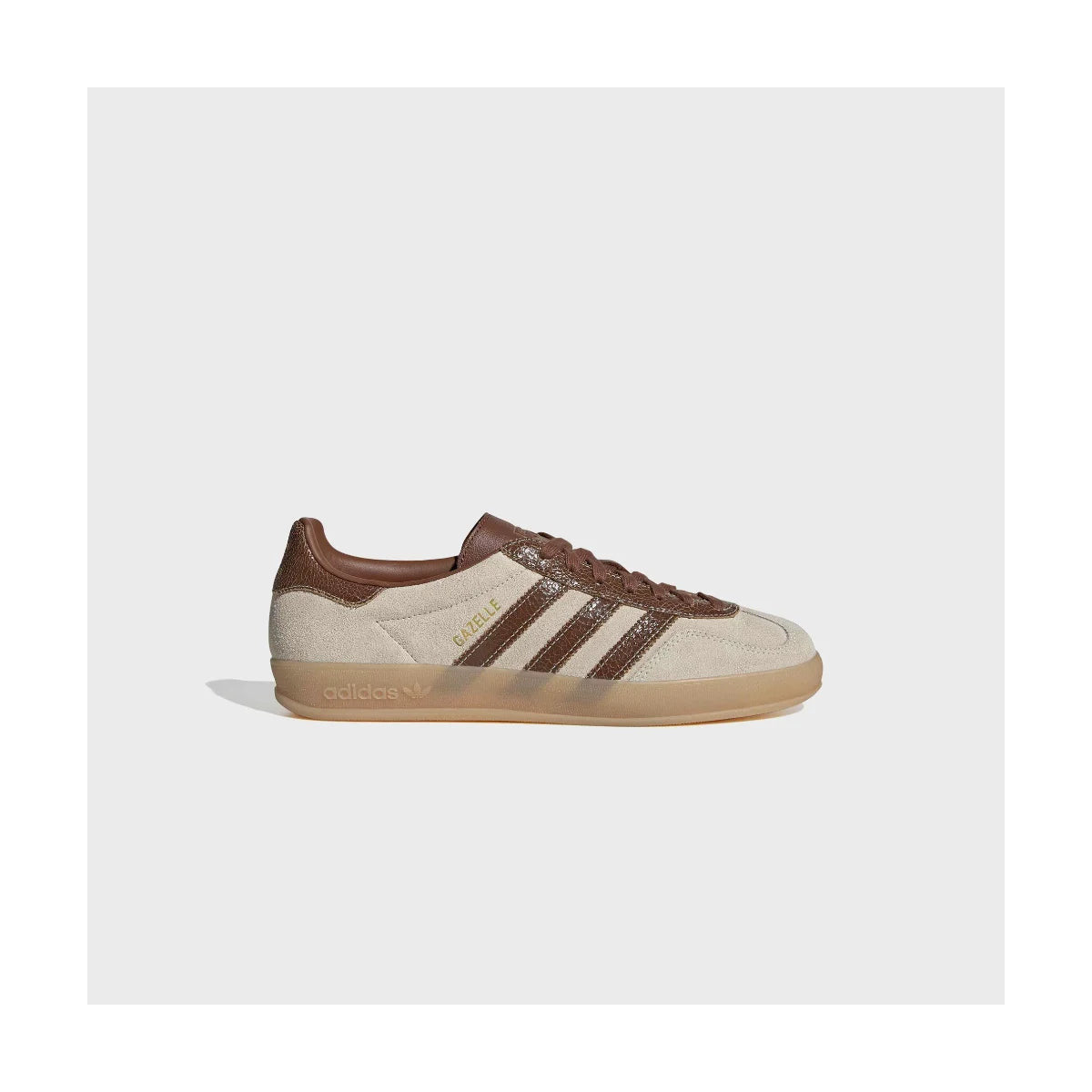 adidas Gazelle Indoor - Off White / Preloved Brown / Gum — view 1 of 3