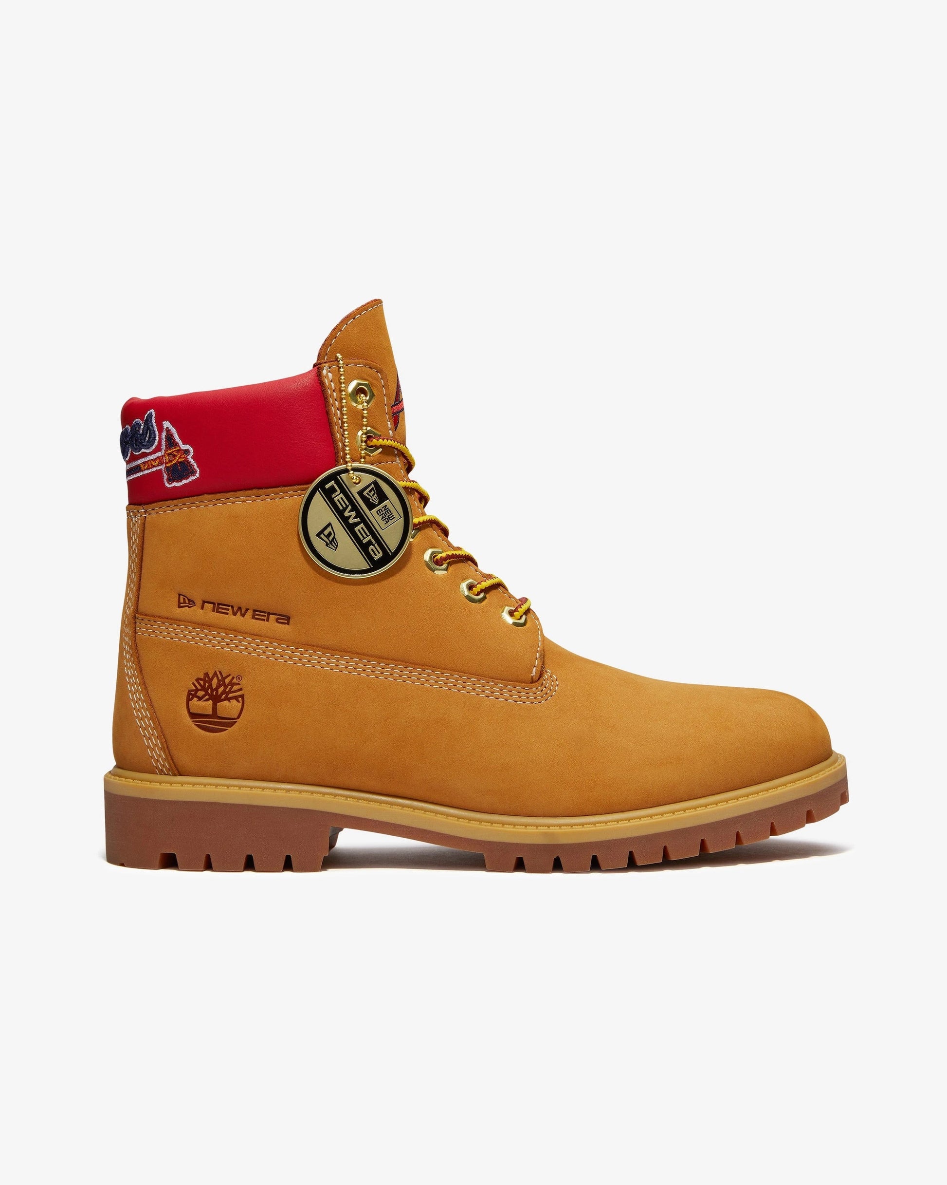Timberland x MLB 6" Premium Boot 'Braves' - Wheat — view 3 of 6