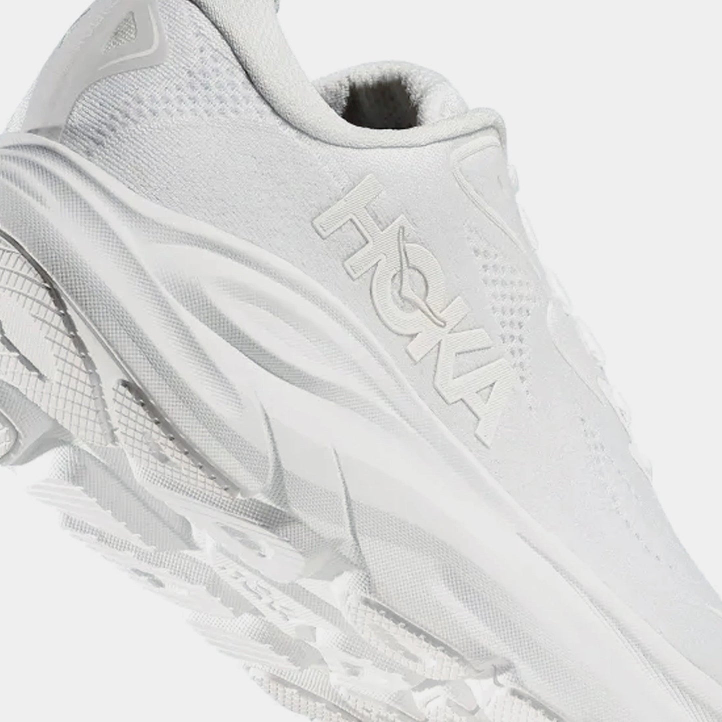 Clifton 10 Womens Running Shoes (White/White) — view 4 of 4