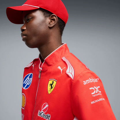 Scuderia Ferrari Replica Drivers Bomber Mens Jacket (Puma Red) — view 3 of 4