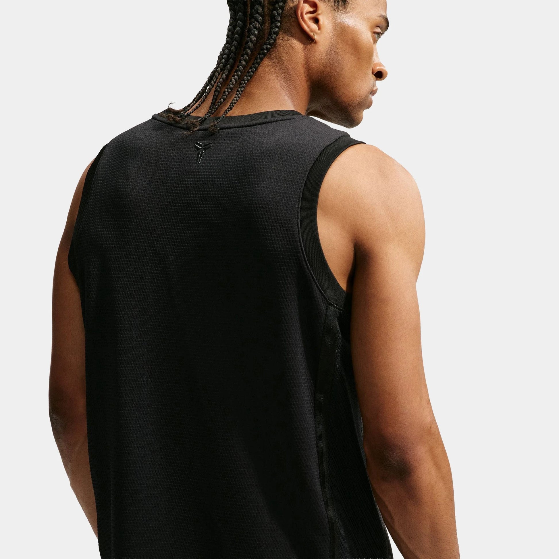 Kobe Basketball Mens Tank Top in Black / Metallic Gold — view 4 of 4