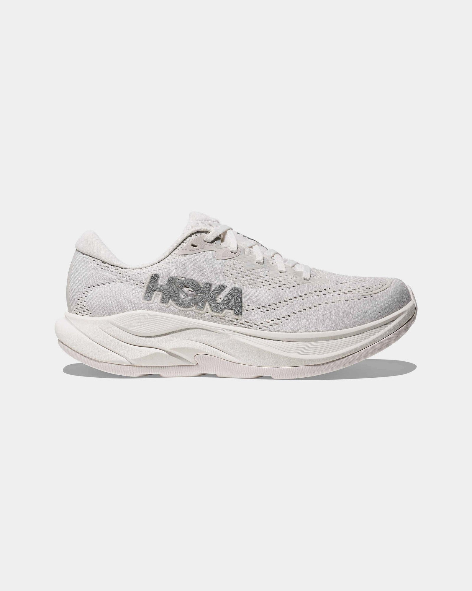 Rincon 4 Womens Running Shoes (White/Silver) — view 1 of 3