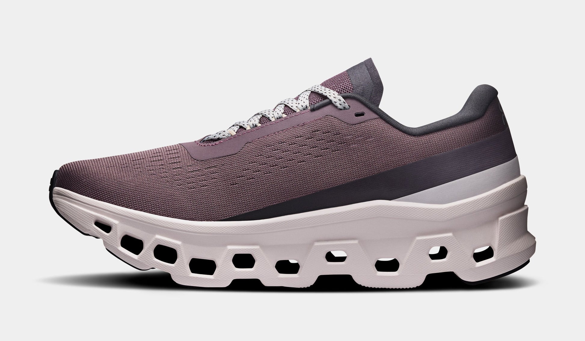 Cloudmonster 1 Womens Running Shoes (Gobi/Lily) — view 3 of 4