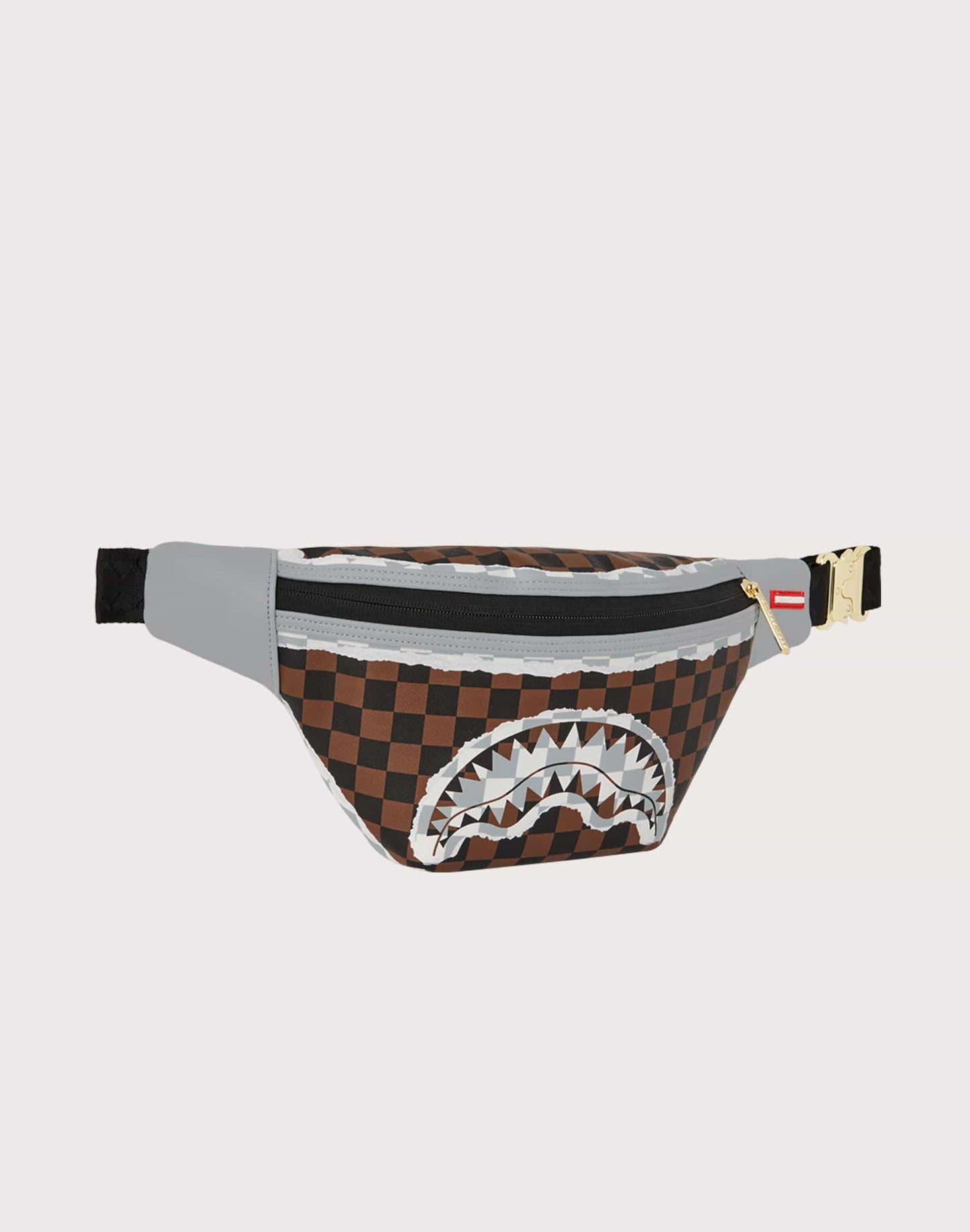 Sprayground Checkered Tear Crossbody Bag
