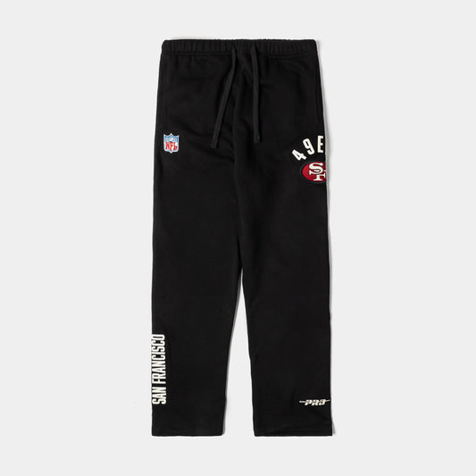 San Francisco 49ers Original Fleece Mens Sweatpants (Black/White) — view 1 of 4
