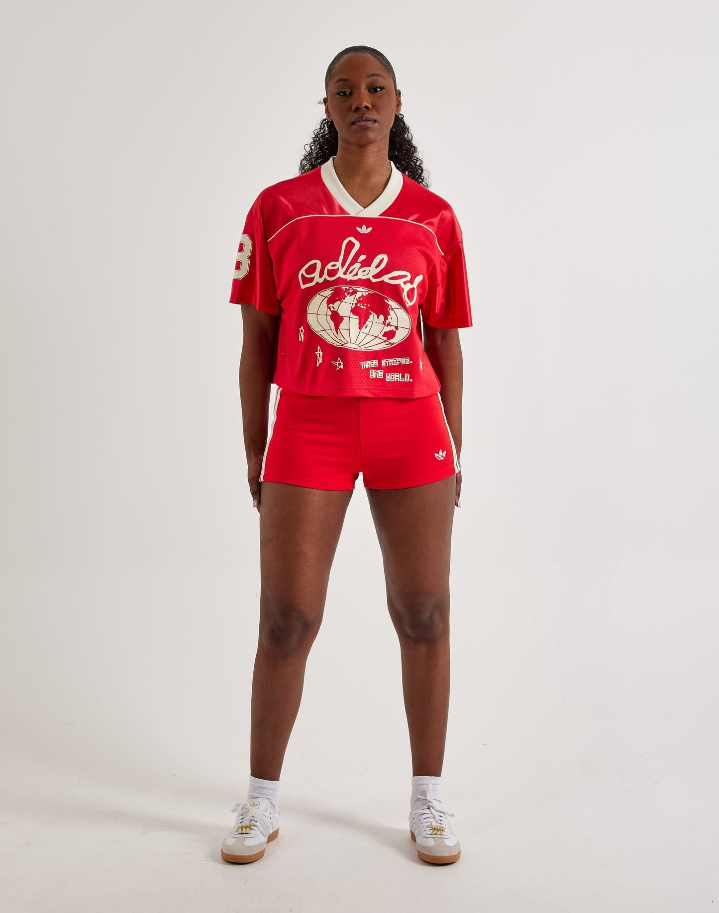 Adidas Originals Cropped Football Jersey