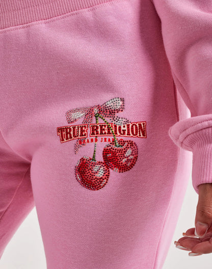 True Religion Cherry Bootcut Fleece Sweatpants — view 4 of 4