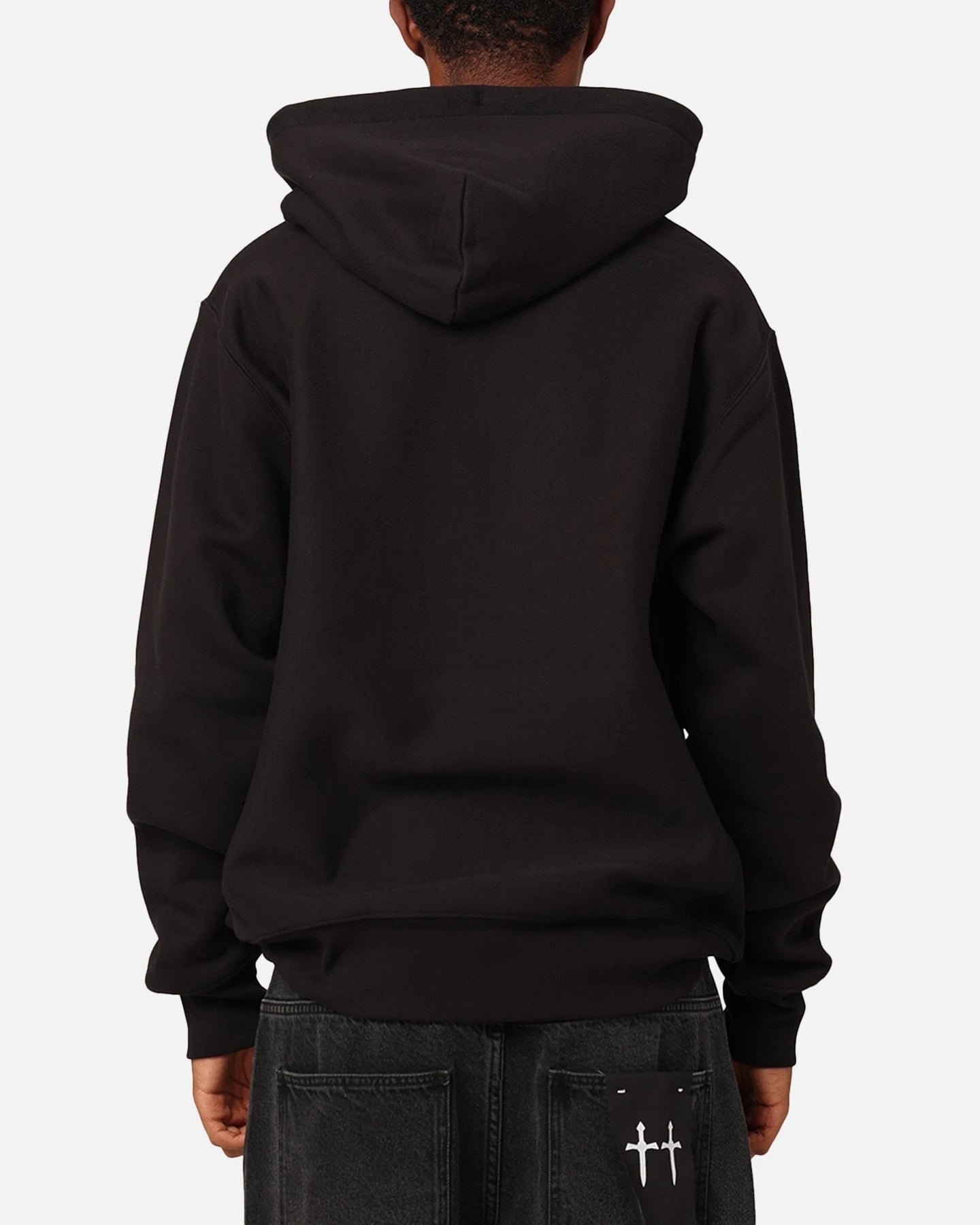 Champion Reverse Weave Small C Hoodie Black — view 3 of 6