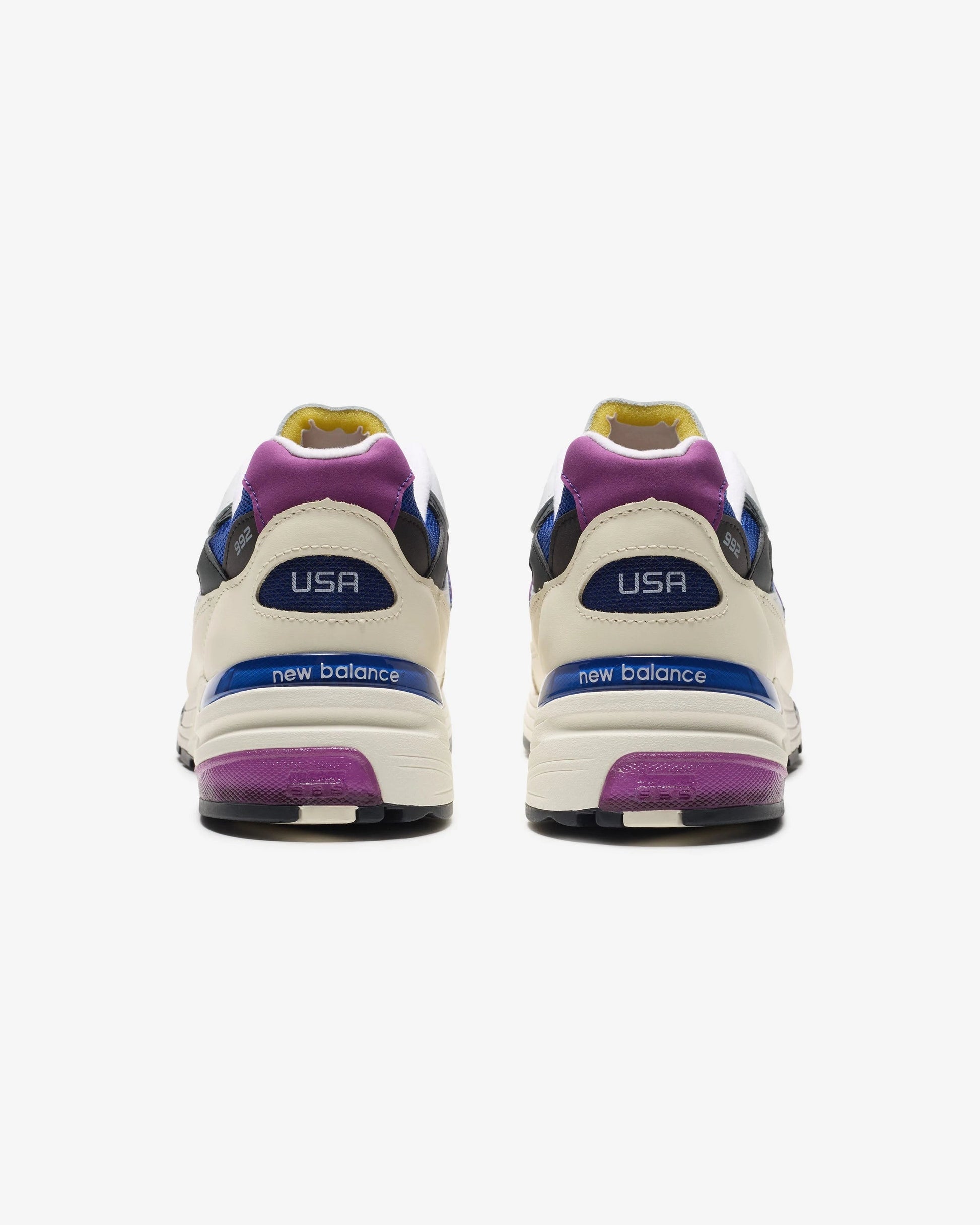 New Balance 992 'made In Usa' - White/ Team Royal — view 3 of 5