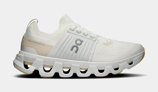 Cloudswift 4 Womens Running Shoes (White/Cream) — view 2 of 4