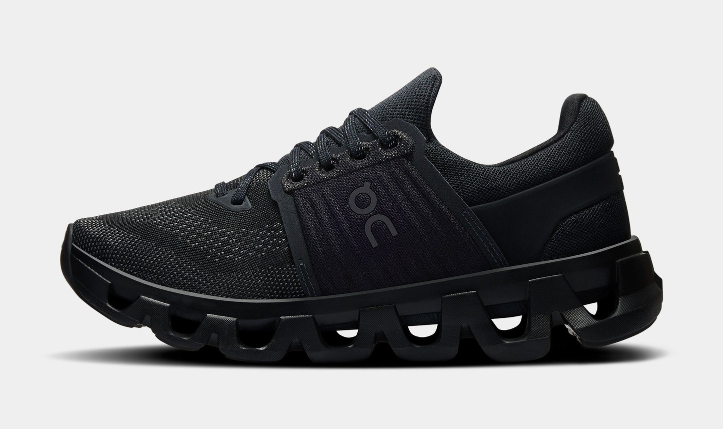 Cloudswift 4 AD Womens Running Shoes (Black/Rock) — view 3 of 4