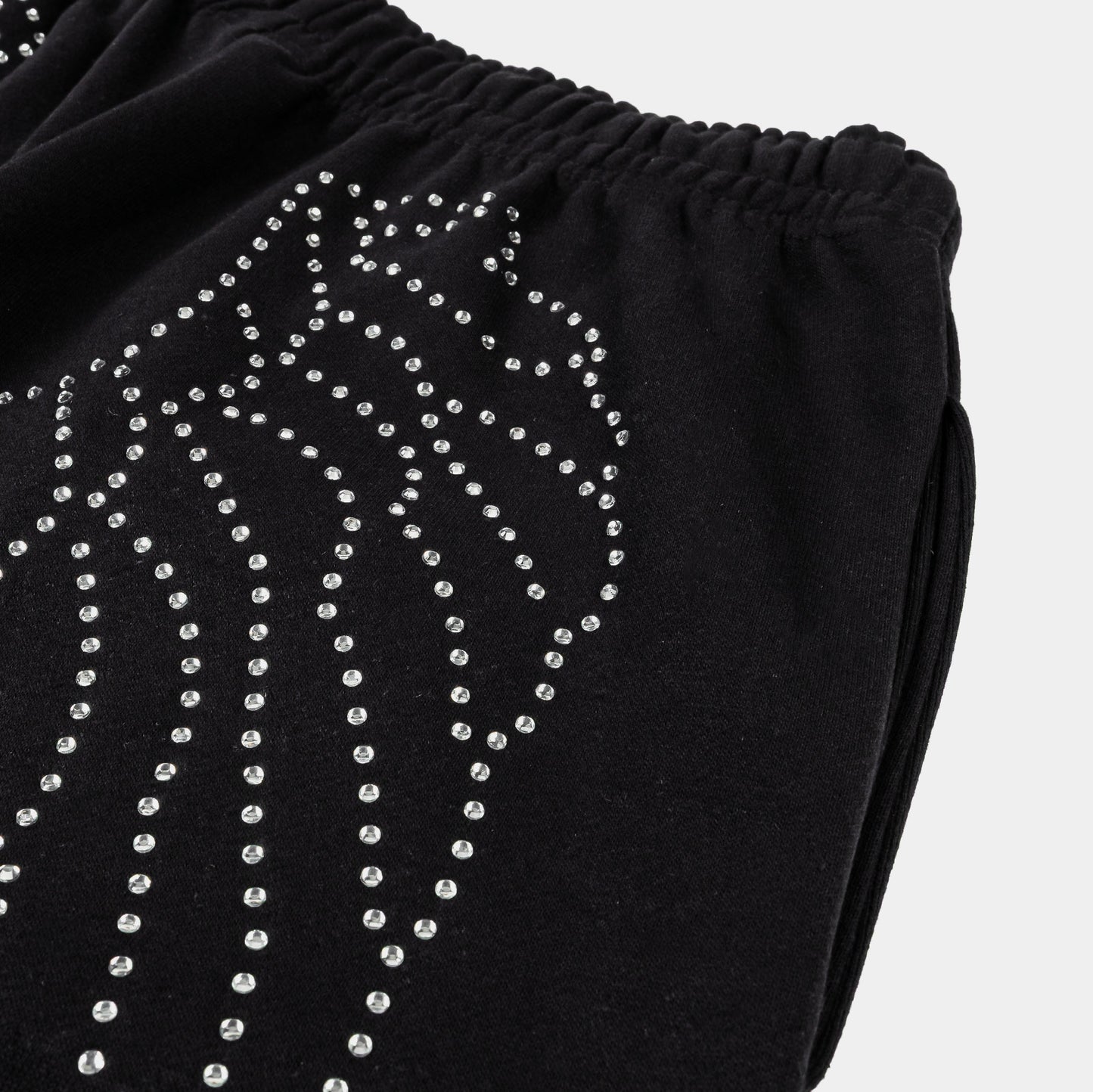 Original Sin Angel Wings Fleece Womens Sweatpants (Black/Pink)