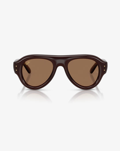 Ray-Ban x A$AP Rocky Aviator Puffer - Transparent Brown — view 2 of 6