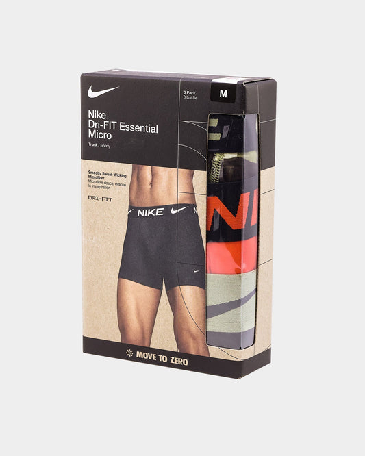 Nike Dri-FIT Essential Micro Trunk 3 Pack Multi-Coloured — view 2 of 5